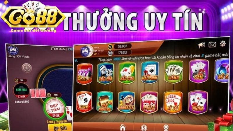 Những tựa game đổi thưởng hấp dẫn tại Go88