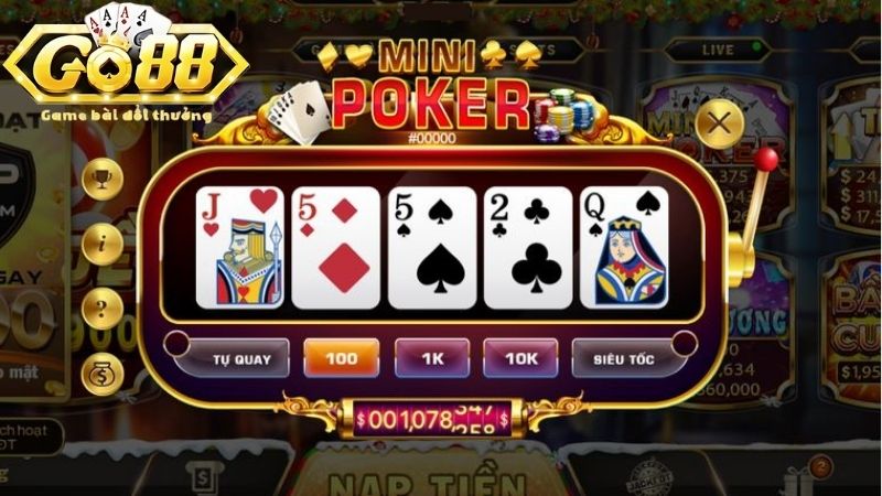 Khám phá sức hấp dẫn của Mini Poker Go88