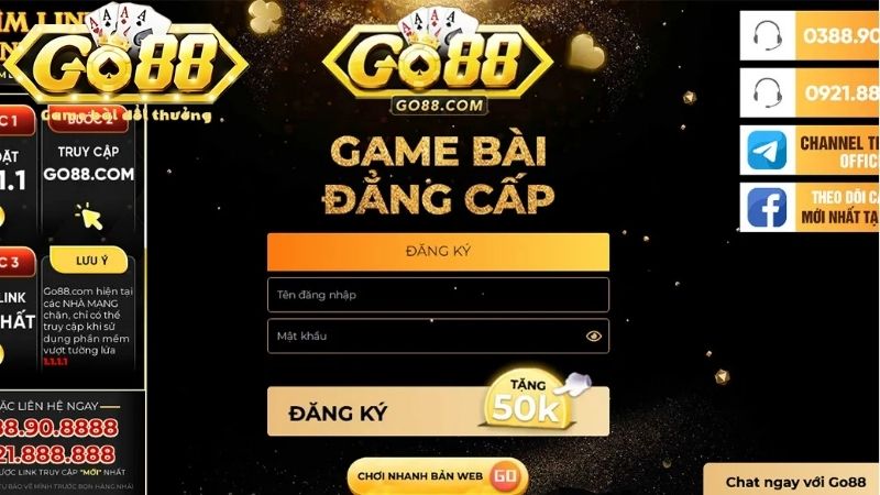 Những điều cần chú ý khi tạo tài khoản tại Go88