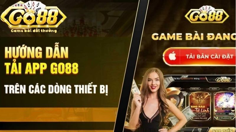 Hướng dẫn tân binh các thao tác tải Go88